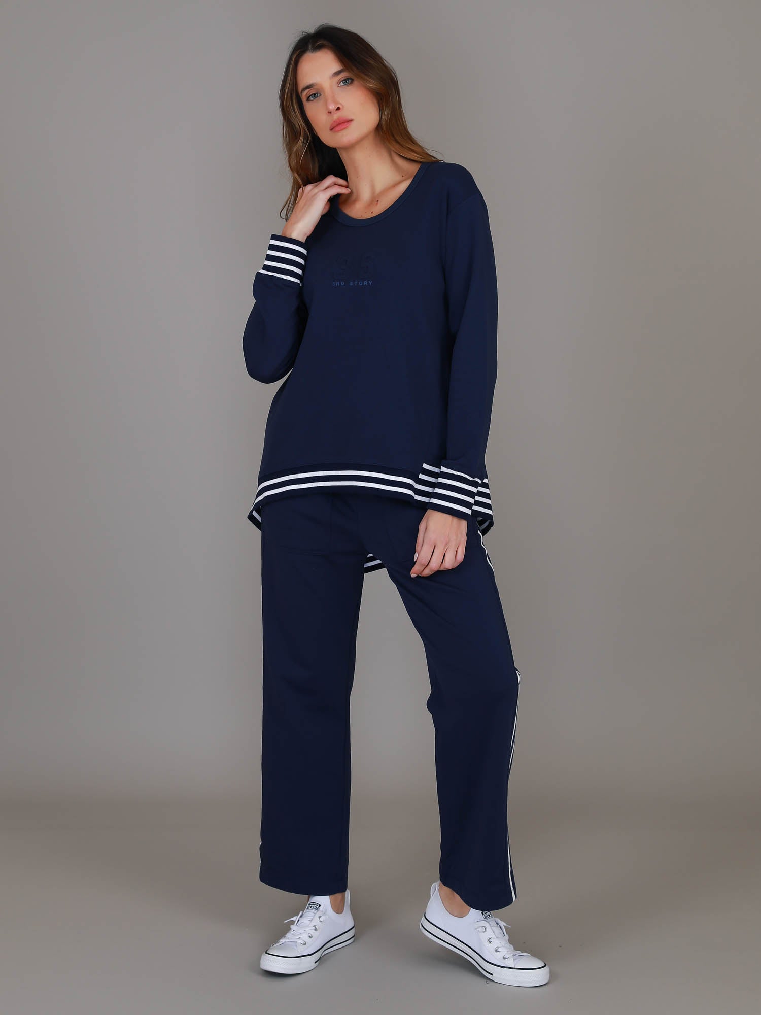 navy sweatshirt womens #color_ink drop