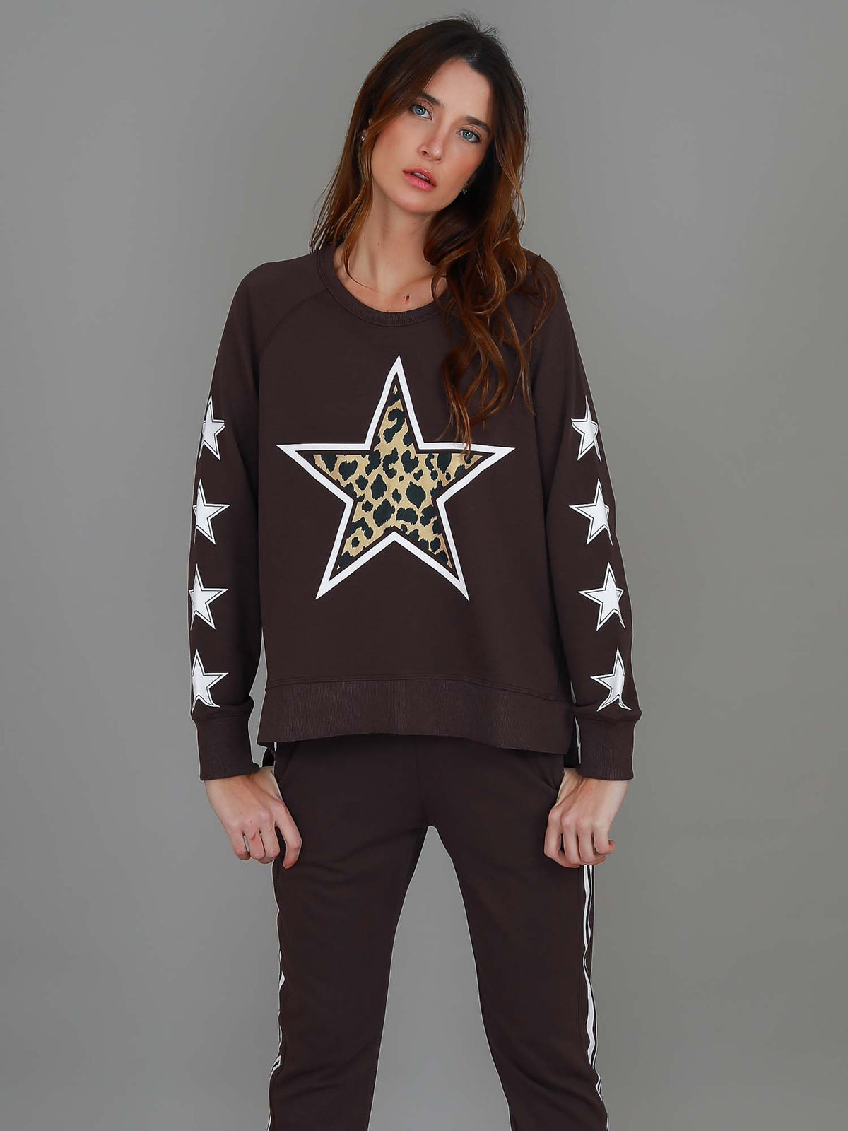 3rd Story Leopard Star Sweater Leopard Print Star Sweatshirt Best
