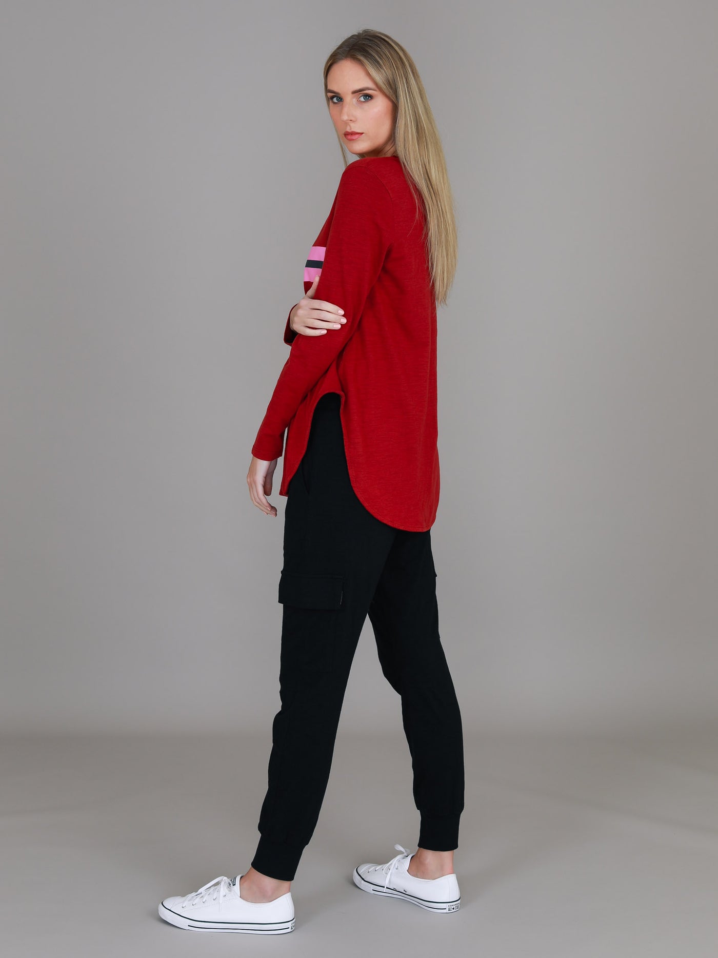 Jolie Gold Star Long Sleeve T Shirt