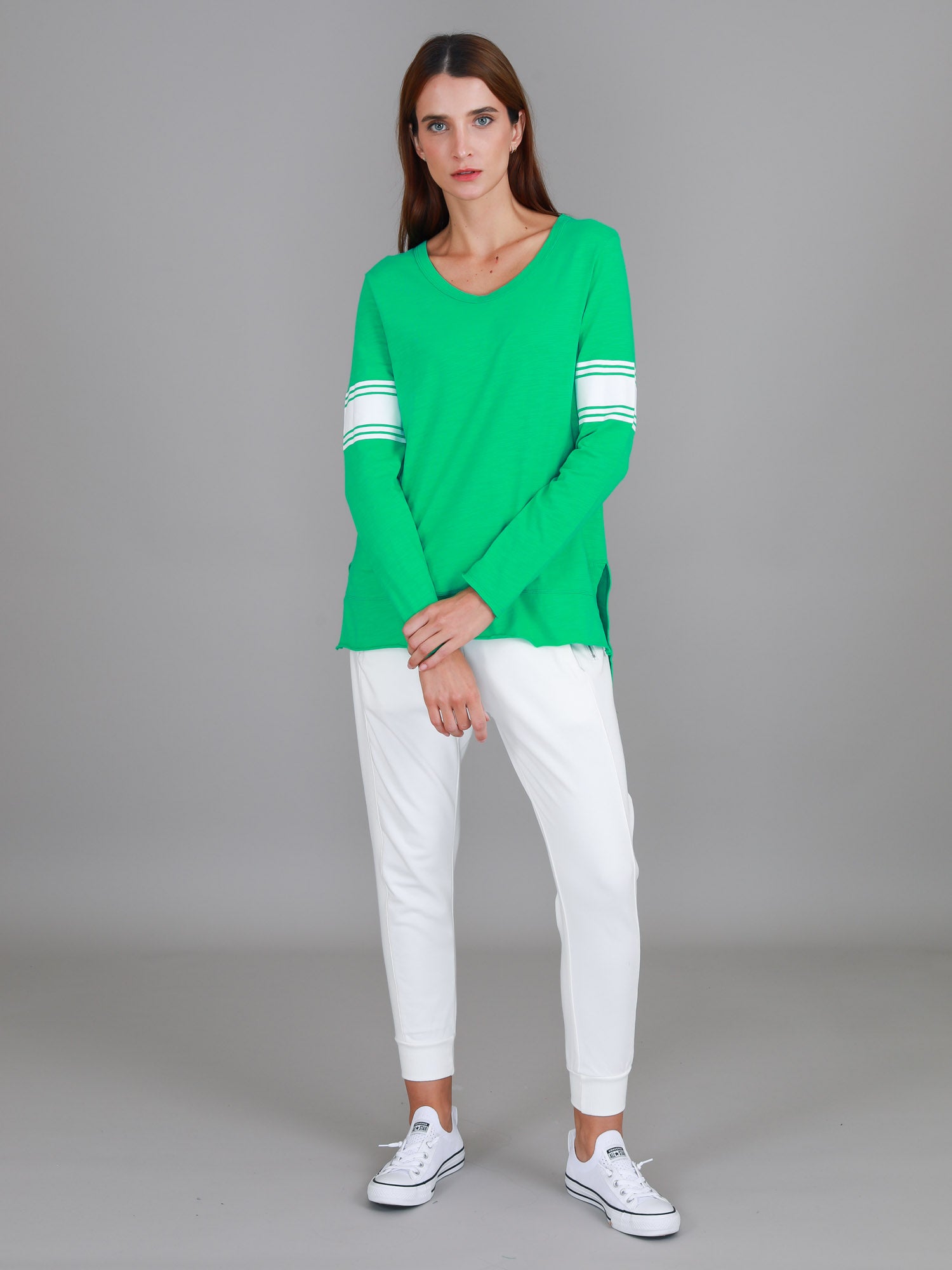 green long sleeve t shirt #color_nephrite