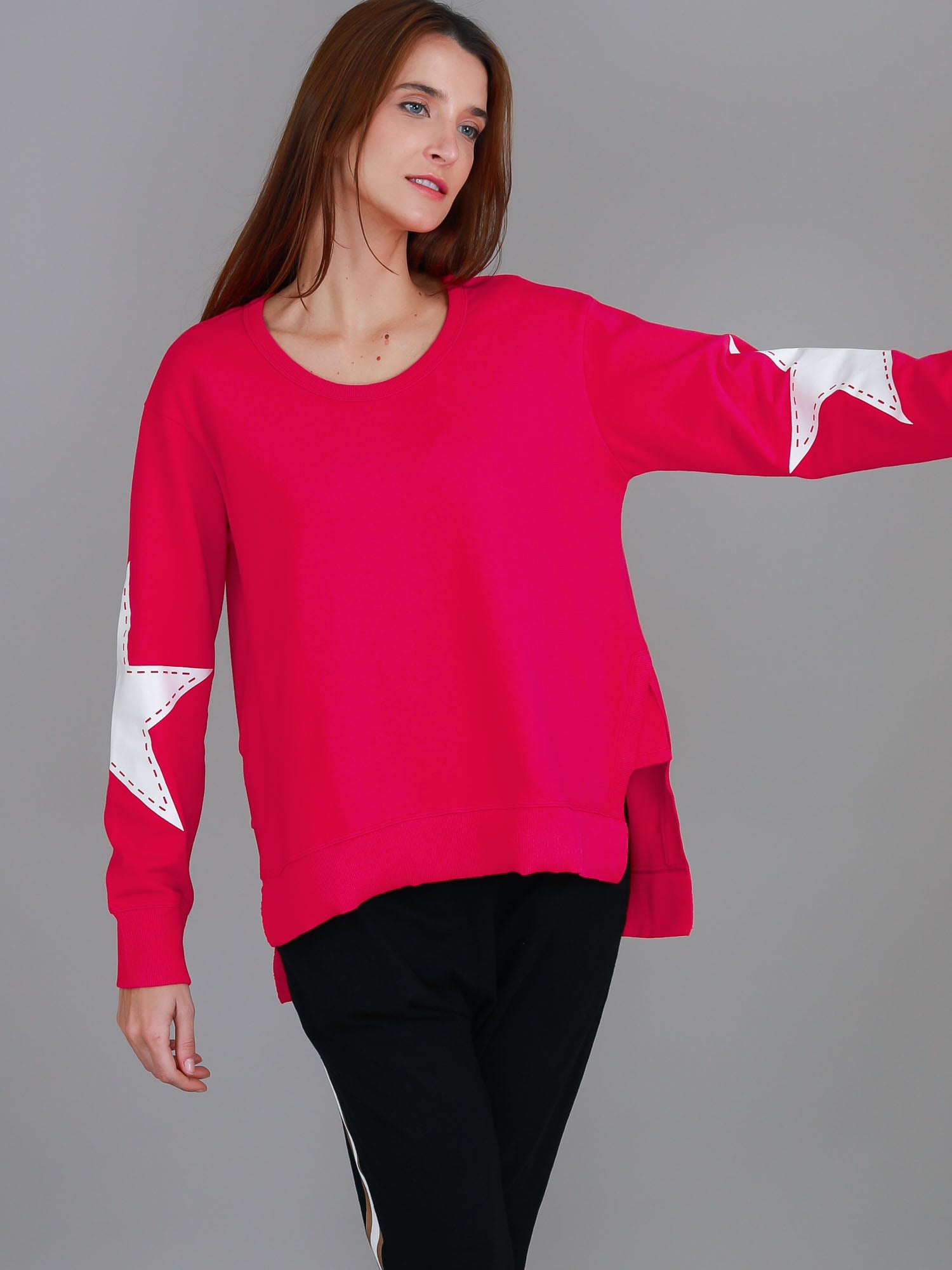 holiday sweater #color_pink flash 