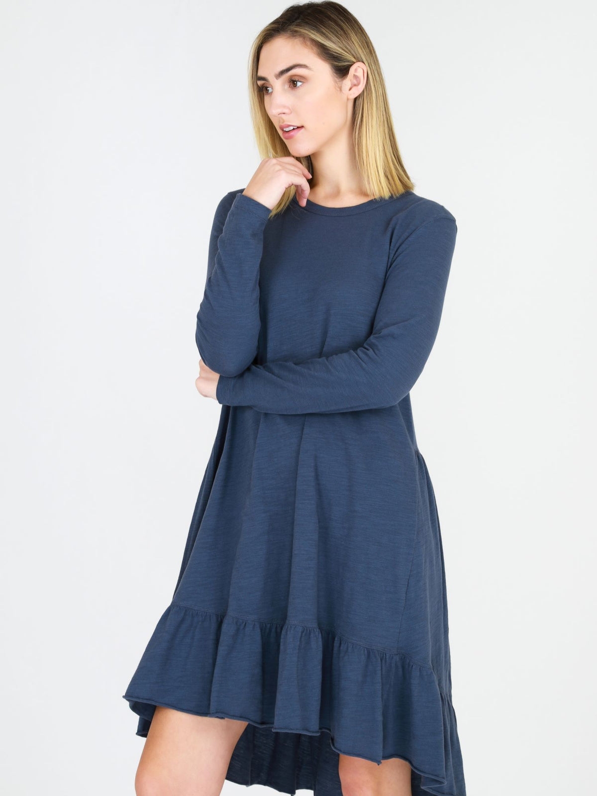 Stacey Ruffle Hem Dress (Sale)