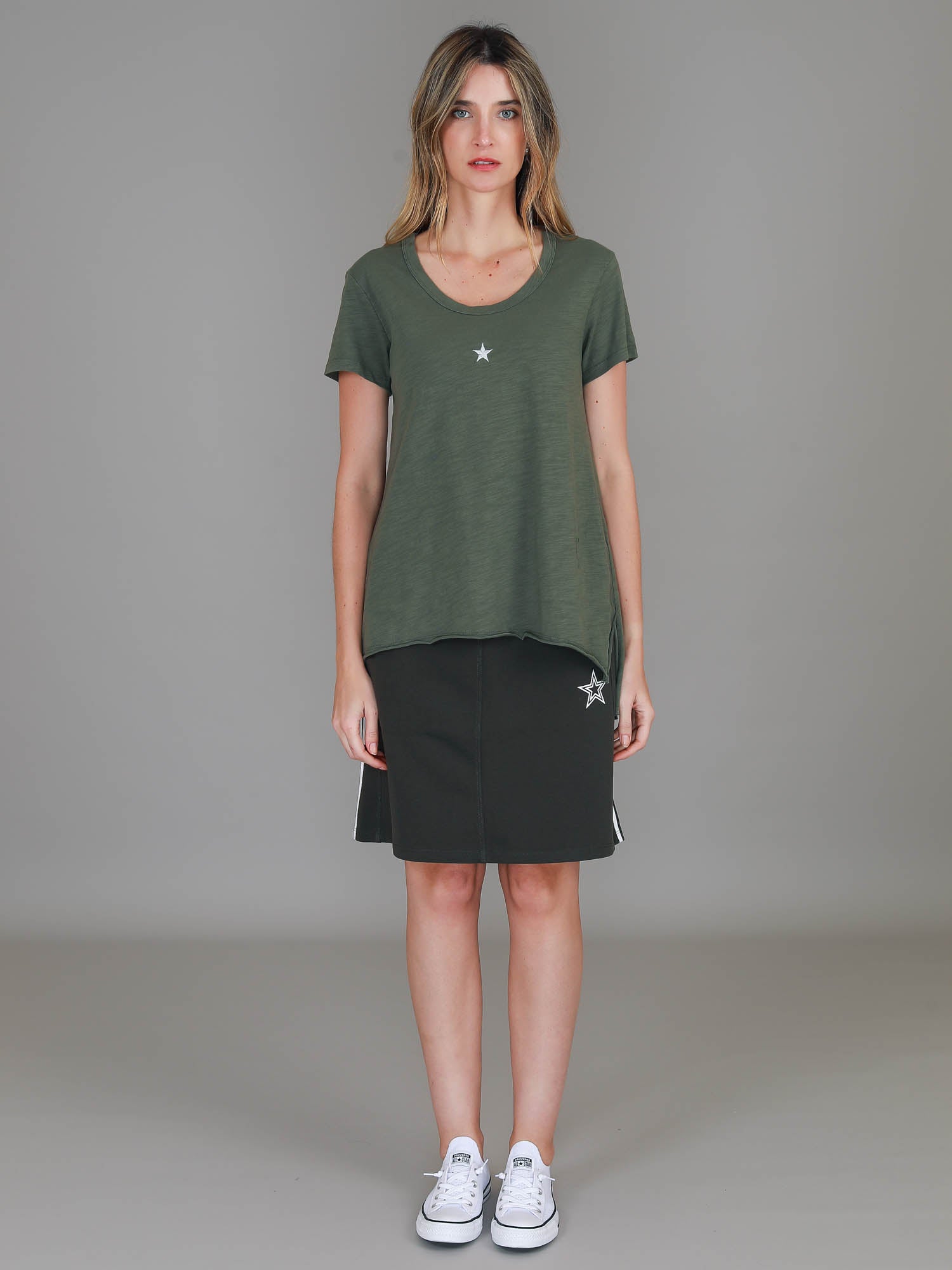 green shirt women's #color_khaki