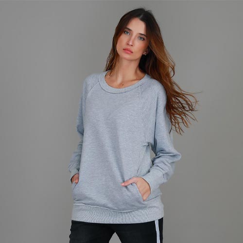 Hannah Raglan Sweatshirt size guide