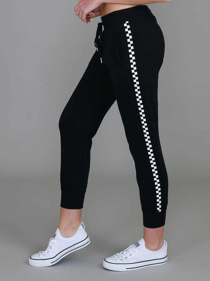 Wilsons Check Black Jogger