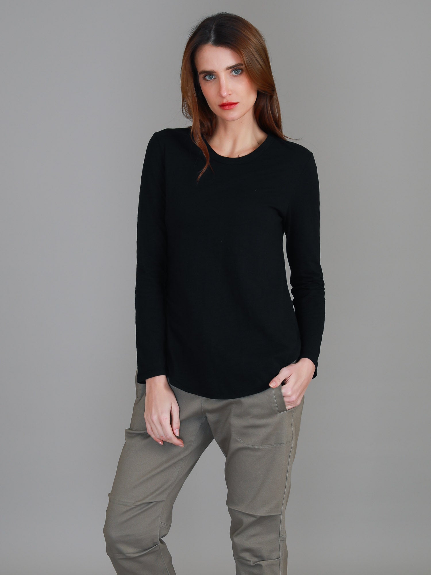 womens long sleeve shirts #color_black