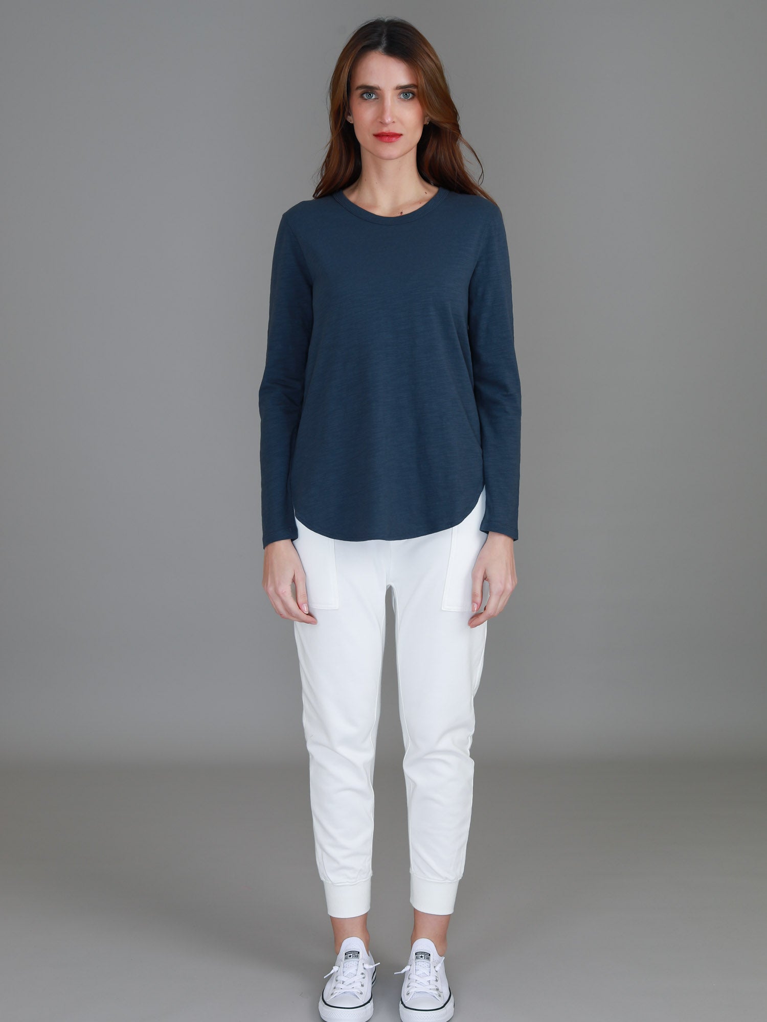 long sleeve shirts women #color_indigo