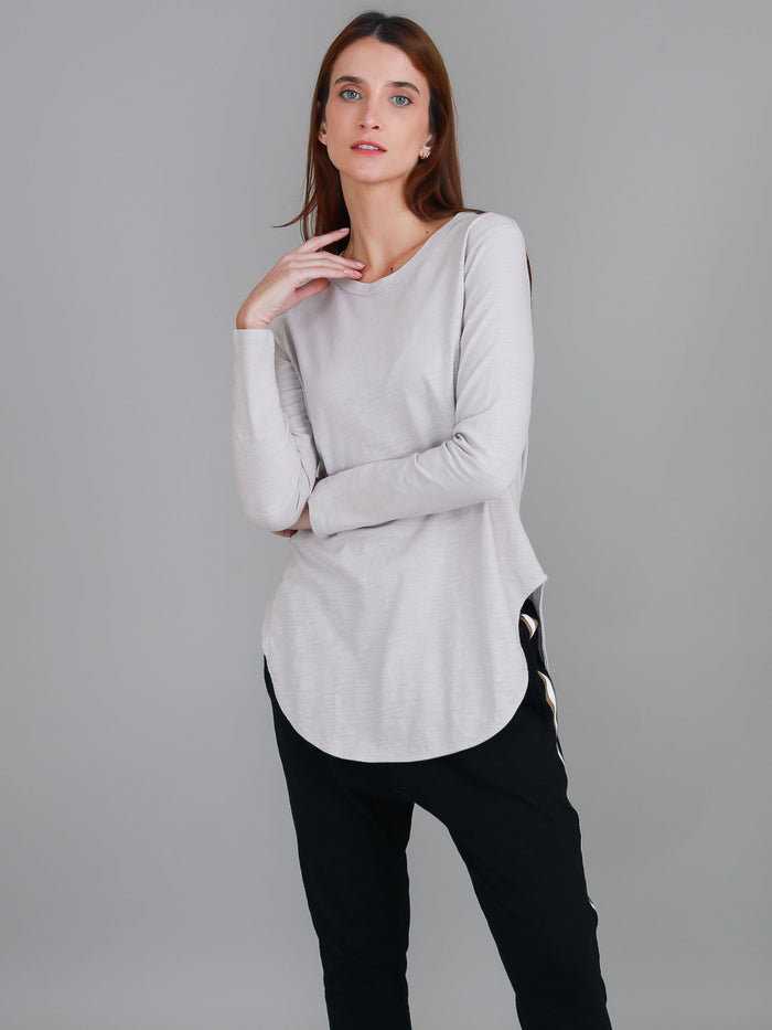 Scarlett Crew Neck Long Sleeve T Shirt
