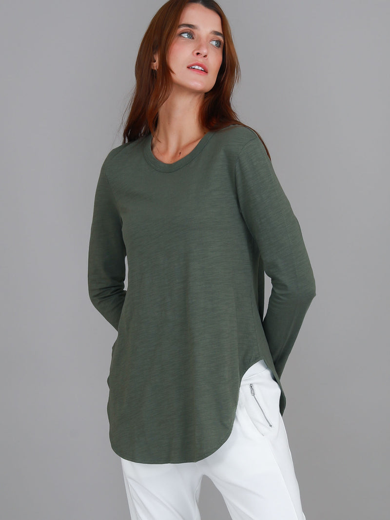 long tshirt #color_khaki