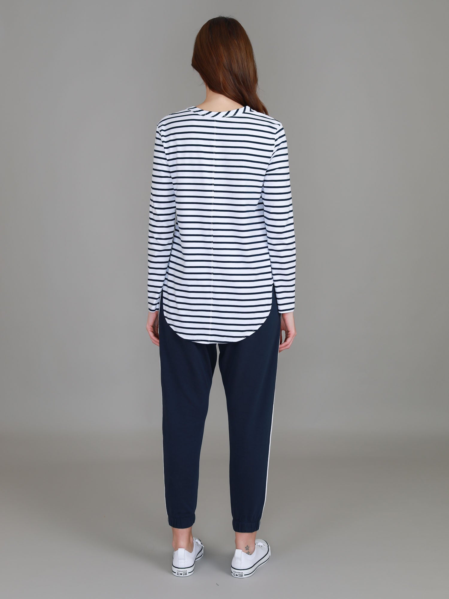 longline t shirts women's #color_nautic stripe