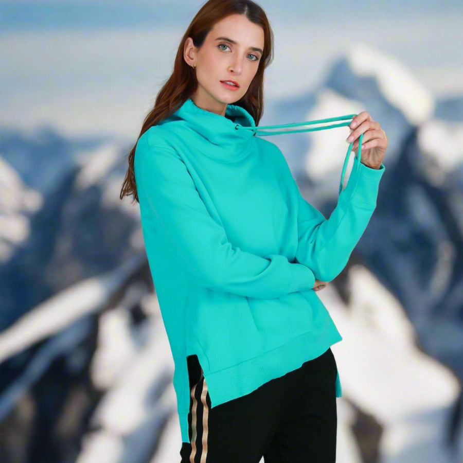 Alicia Funnel Neck Sweatshirt size guide