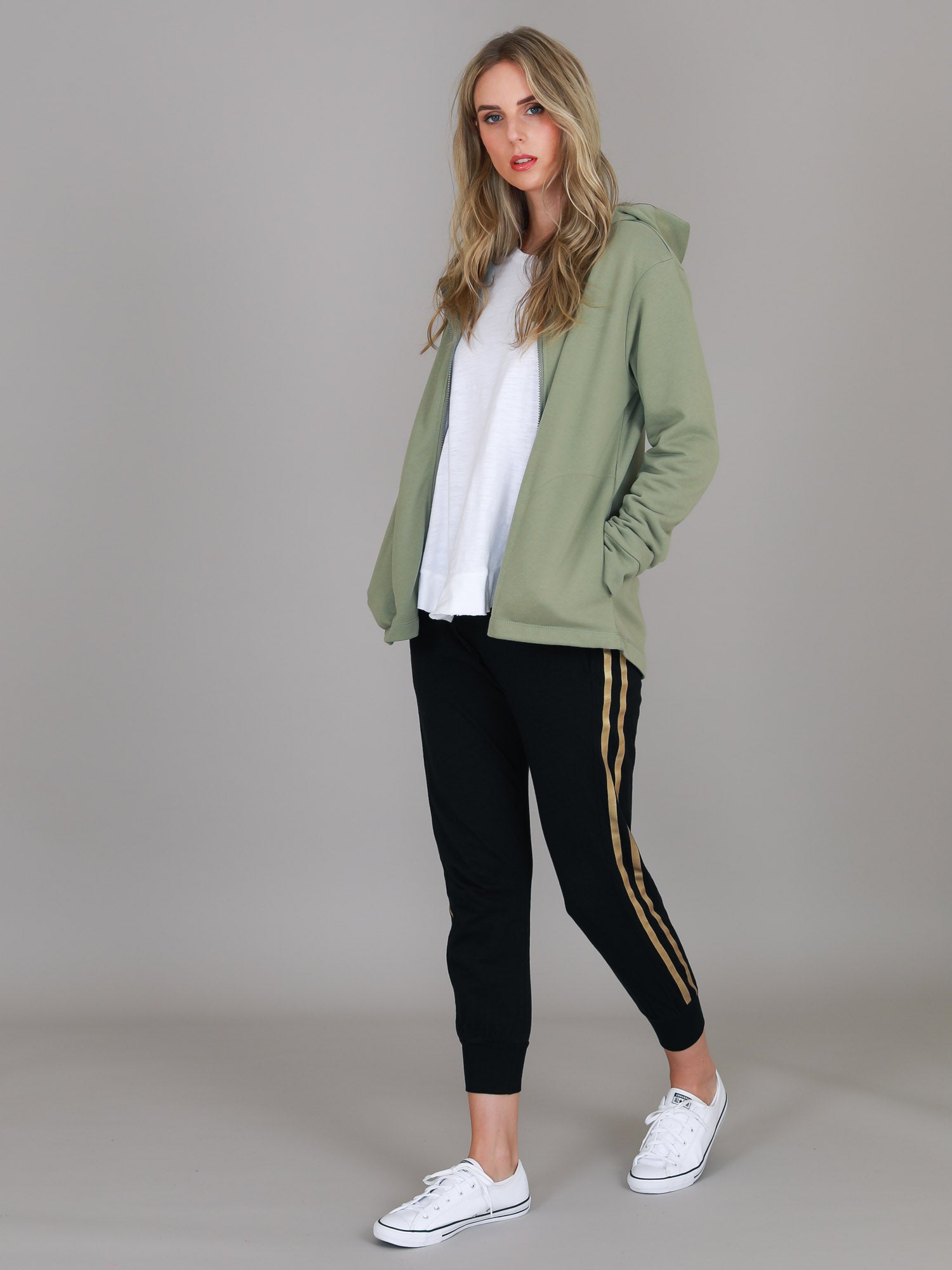 zip up hoodie women's #color_wispy green