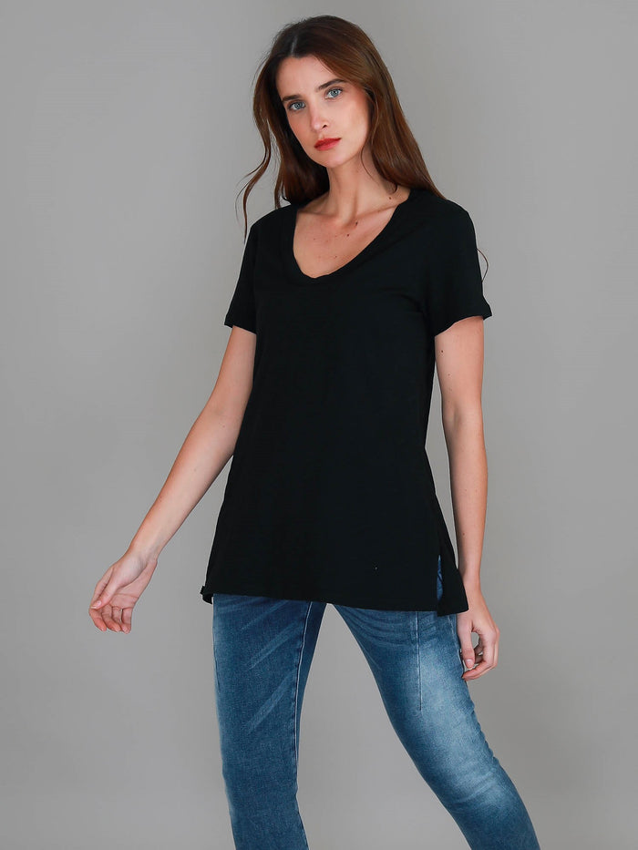 Carla Scoop Neck T Shirt