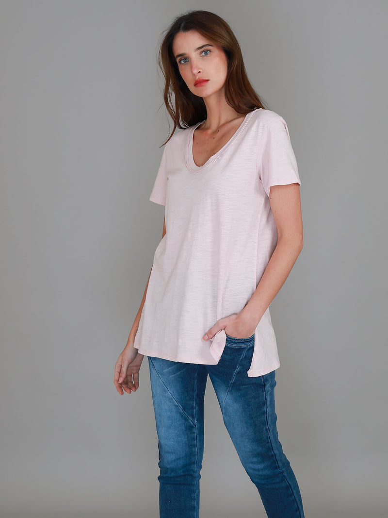 basic womens tops #color_blush marle