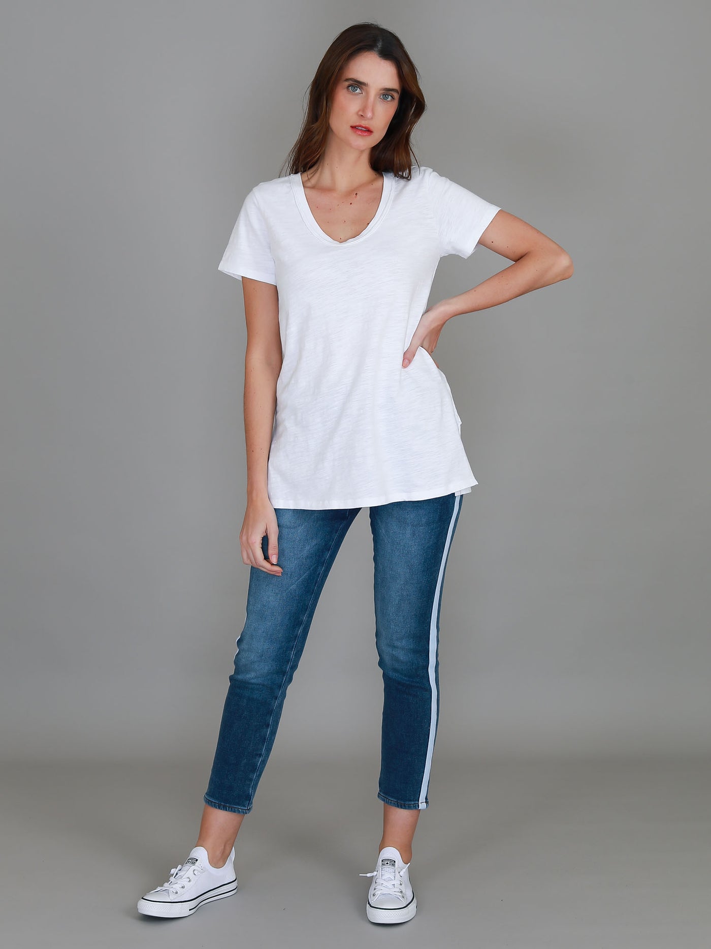 Carla Scoop Neck T Shirt