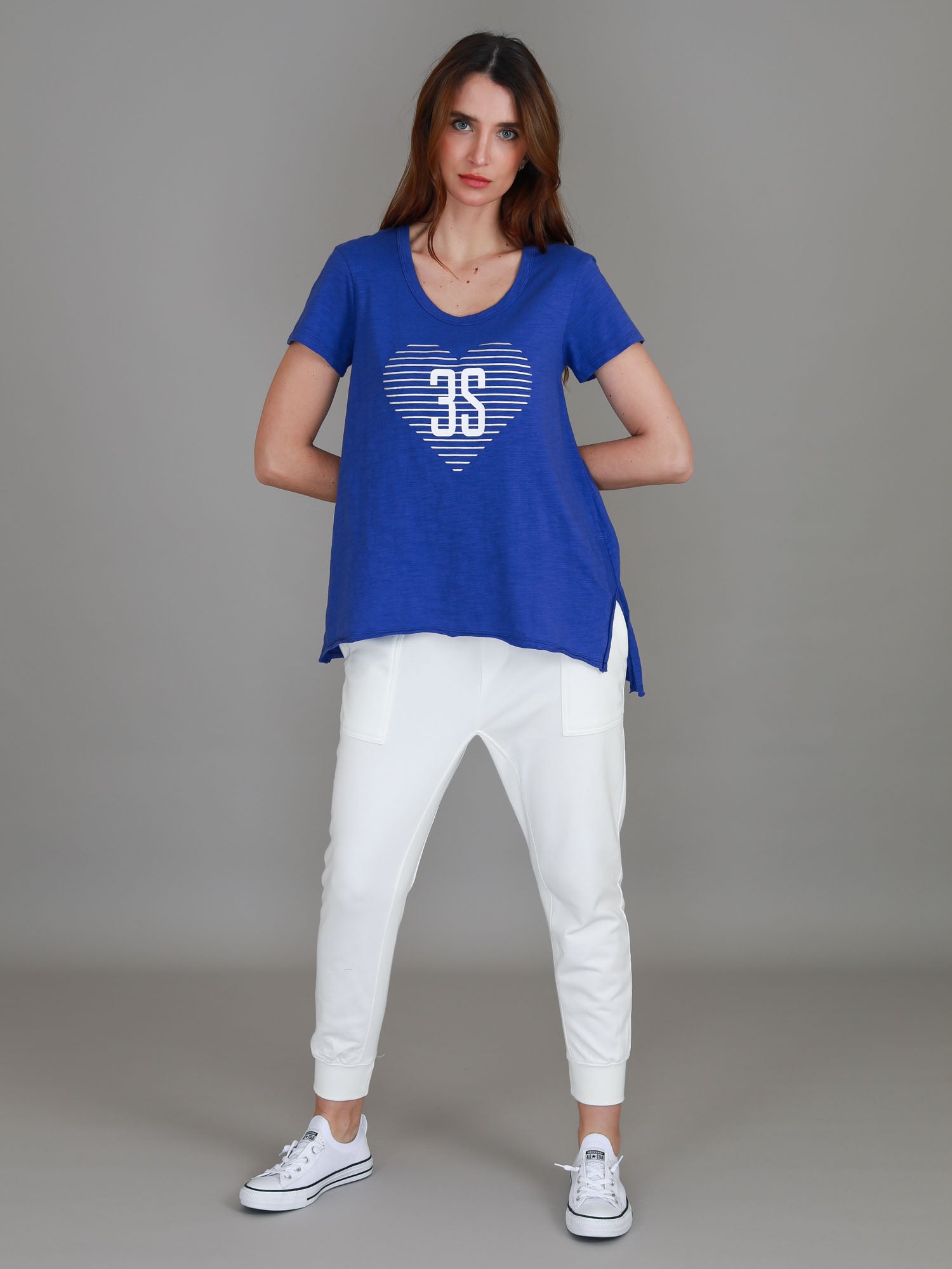 navy tee shirt womens #color_egyptian blue