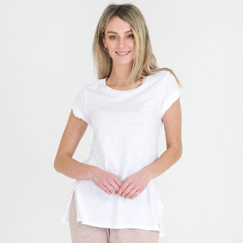 Kelly Rolled Sleeve T Shirt size guide