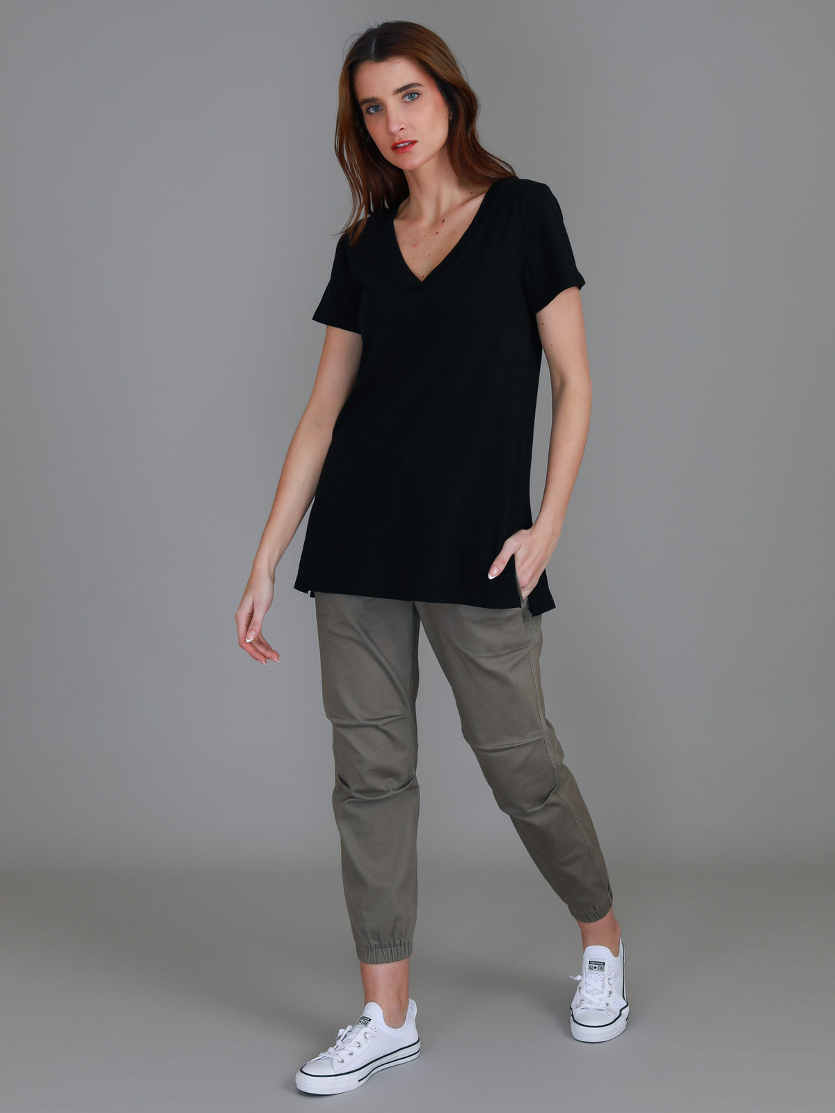 womens v neck tshirt