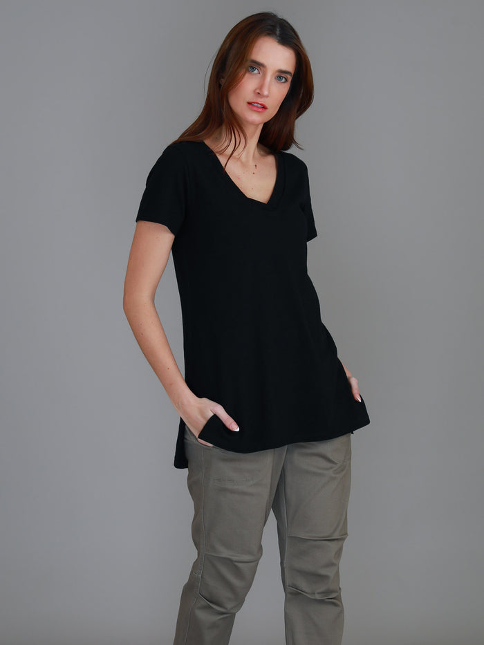 Frankie V Neck T Shirt