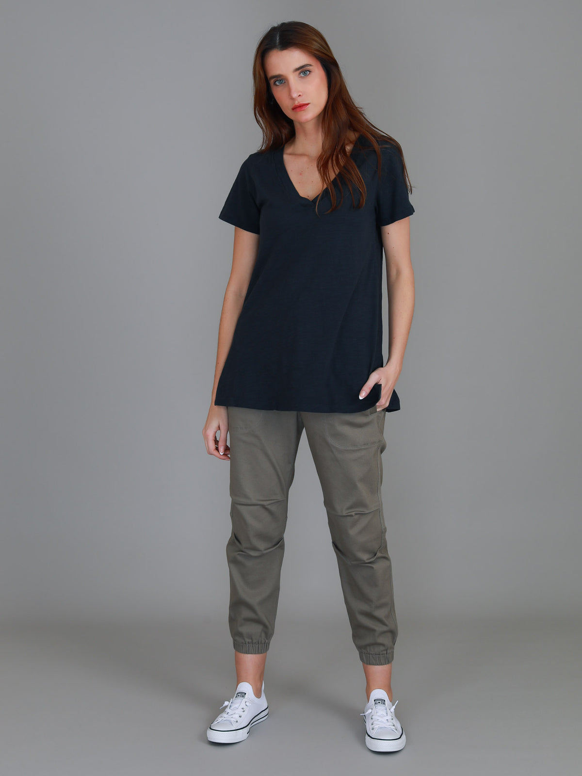v neck tees