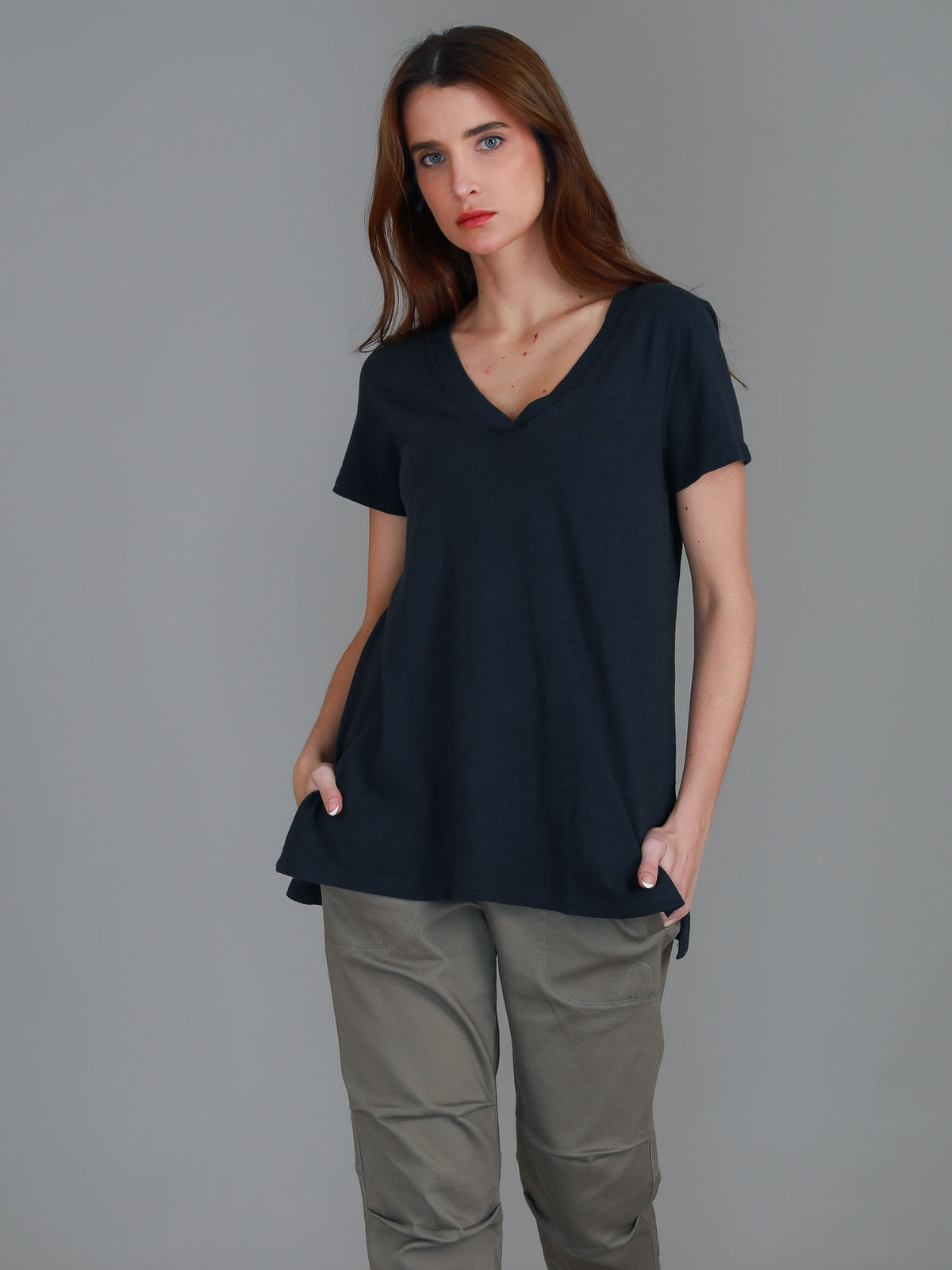 Frankie V Neck T Shirt