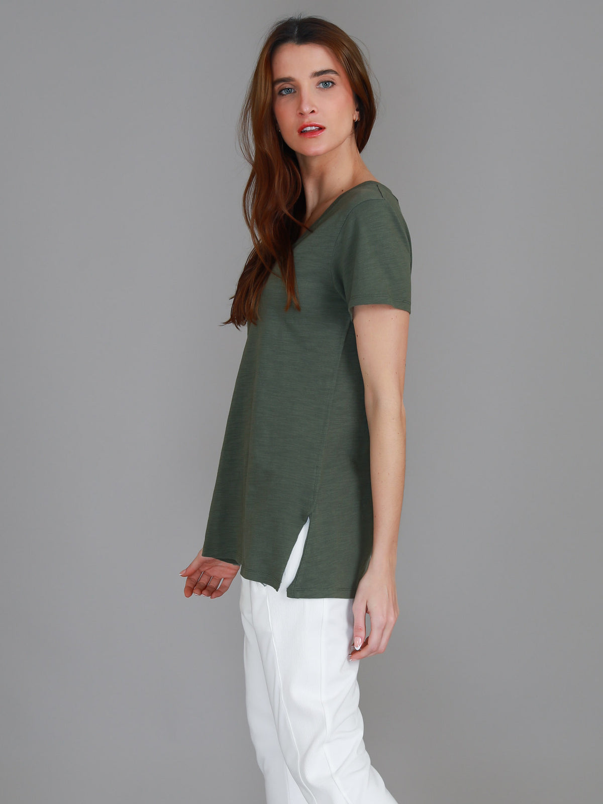 ladies v neck t shirts