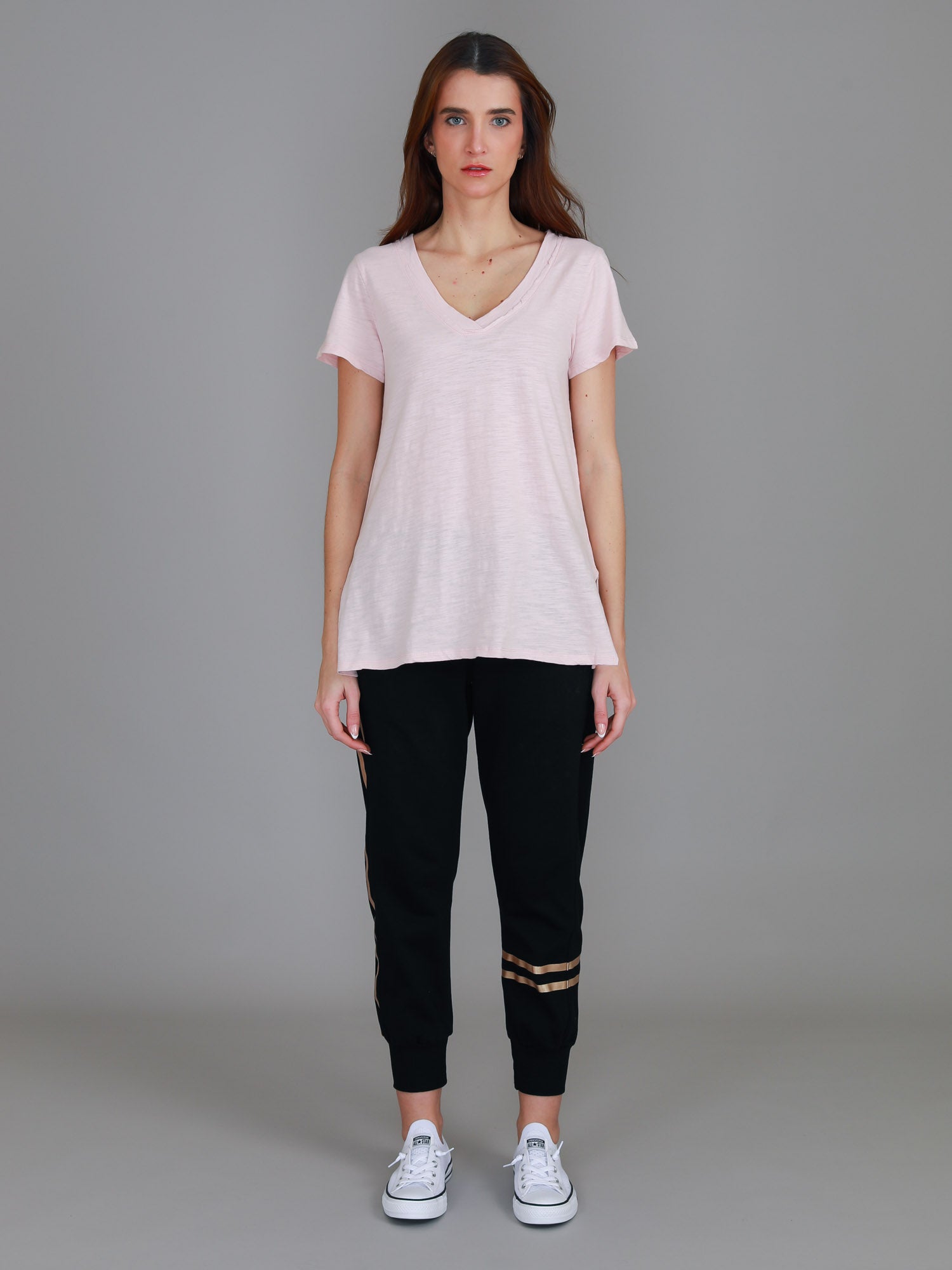 deep v neck #color_blush marle