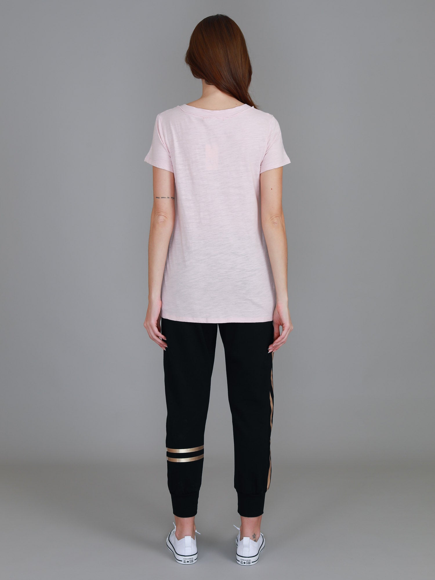 low neck t shirt #color_blush marle