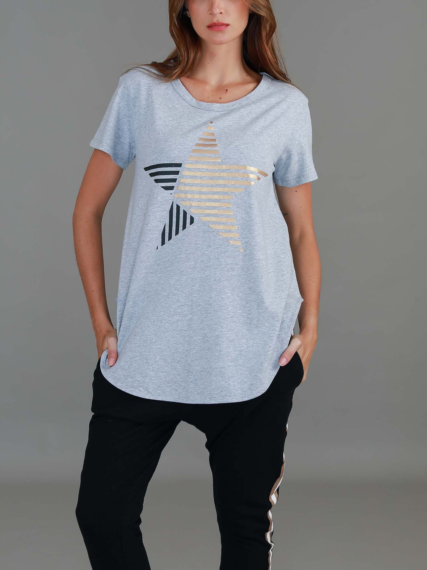 Perth Stripe Star T Shirt