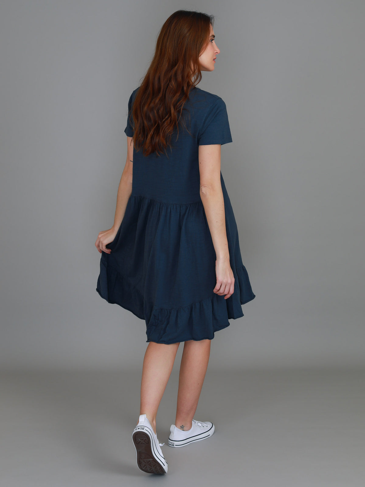 navy casual dress women
