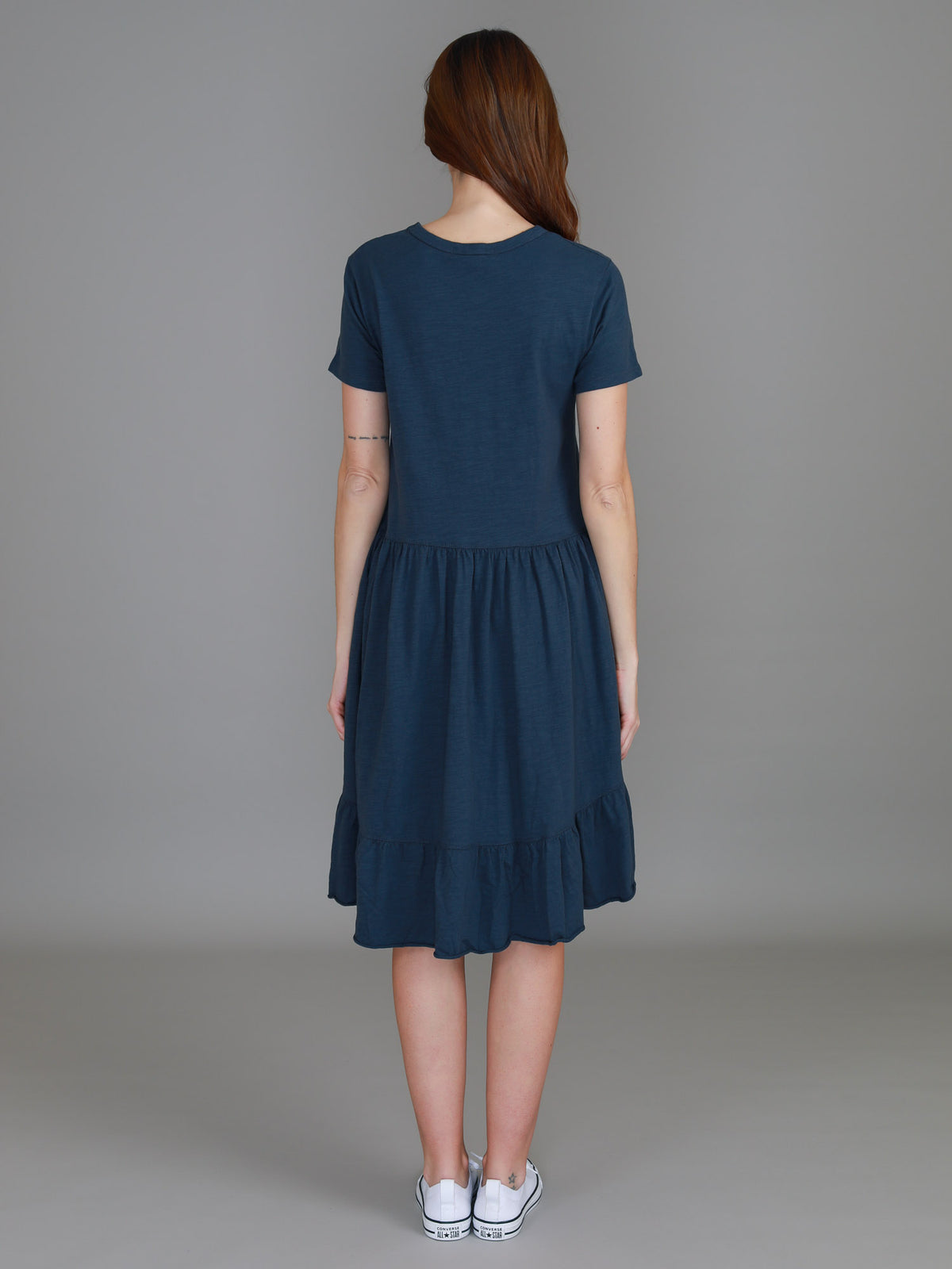 navy jersey dress