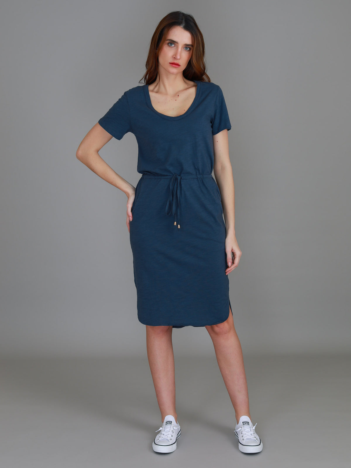 navy blue dress