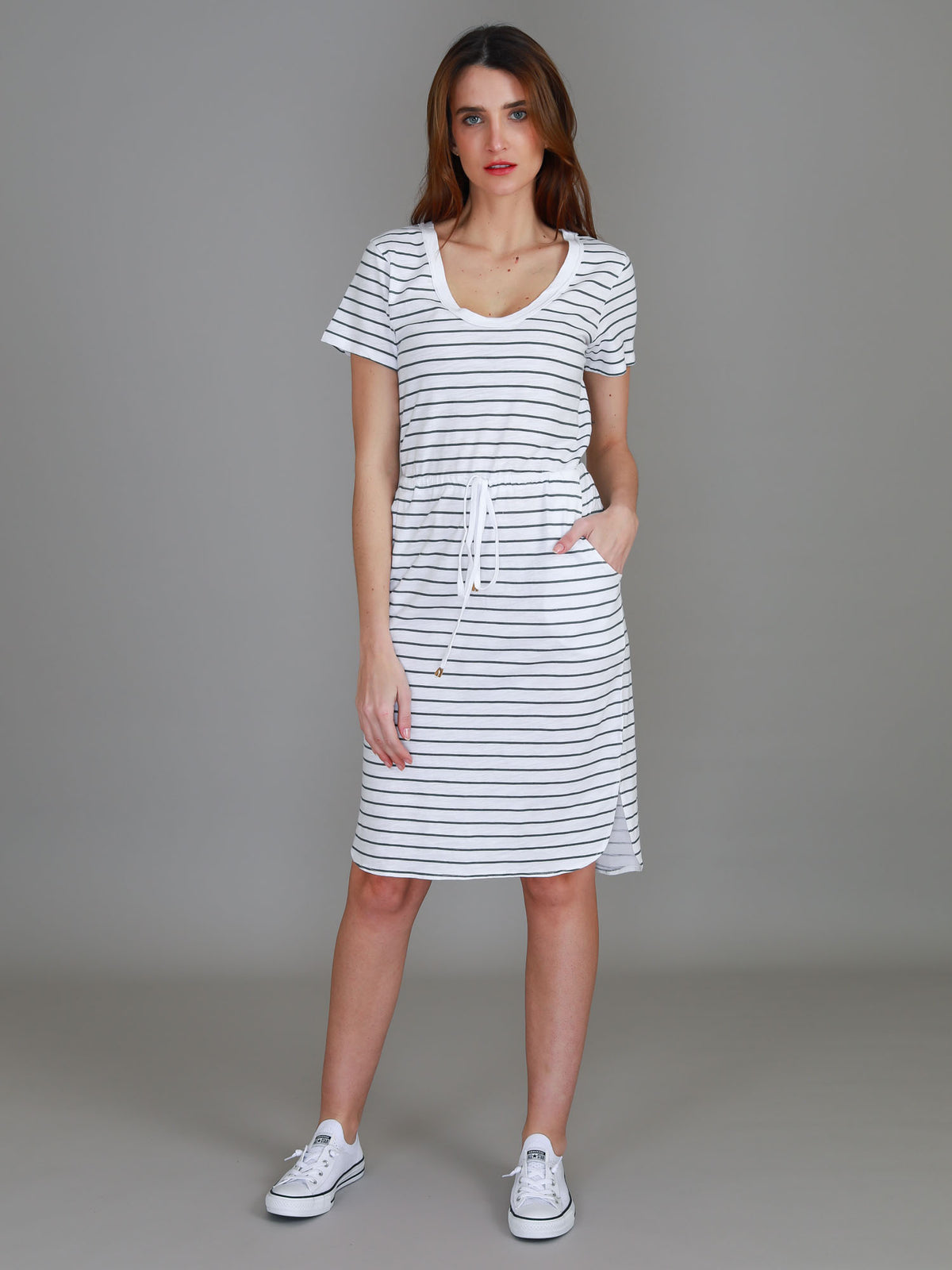 striped dress