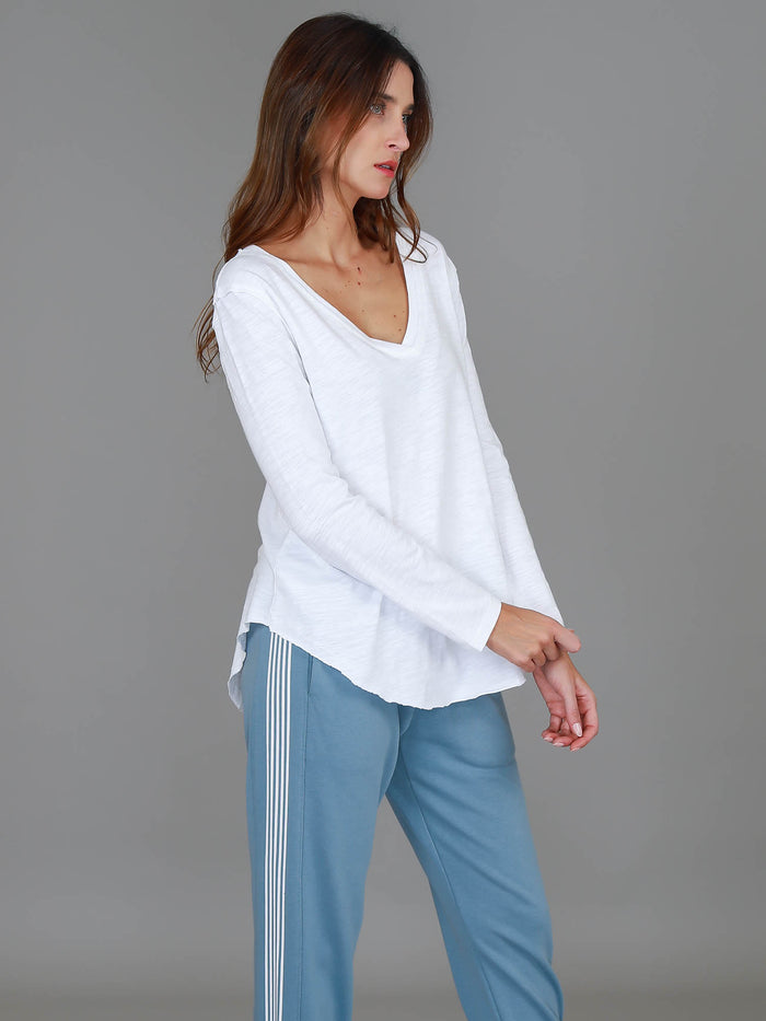 Nora V Neck Long Sleeve T Shirt