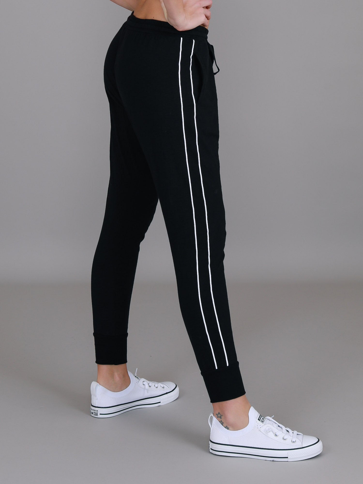 cotton jogger pants #color_black