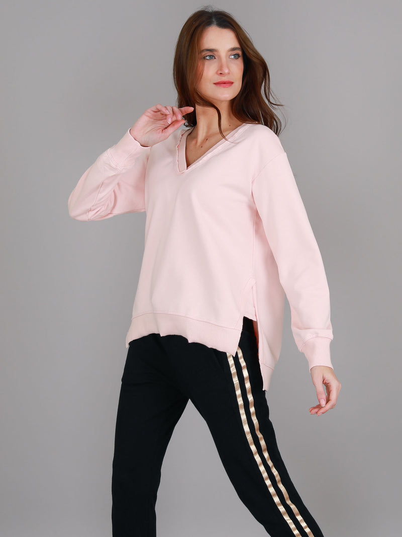 womens pink sweatshirt #color_misty rose