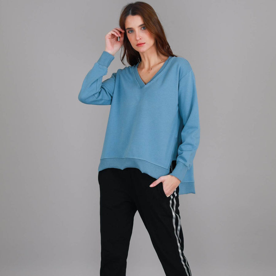 Harmony V Neck Sweatshirt size guide