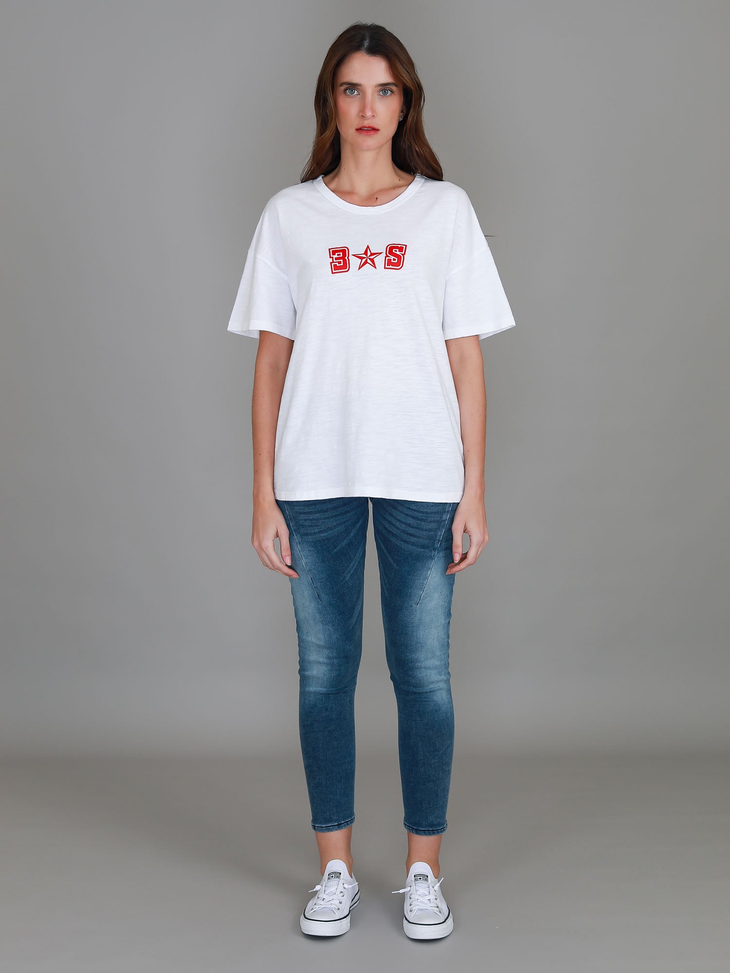 women oversized tee #color_white