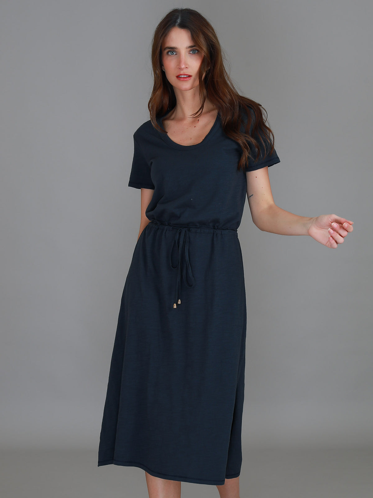ink midi dress