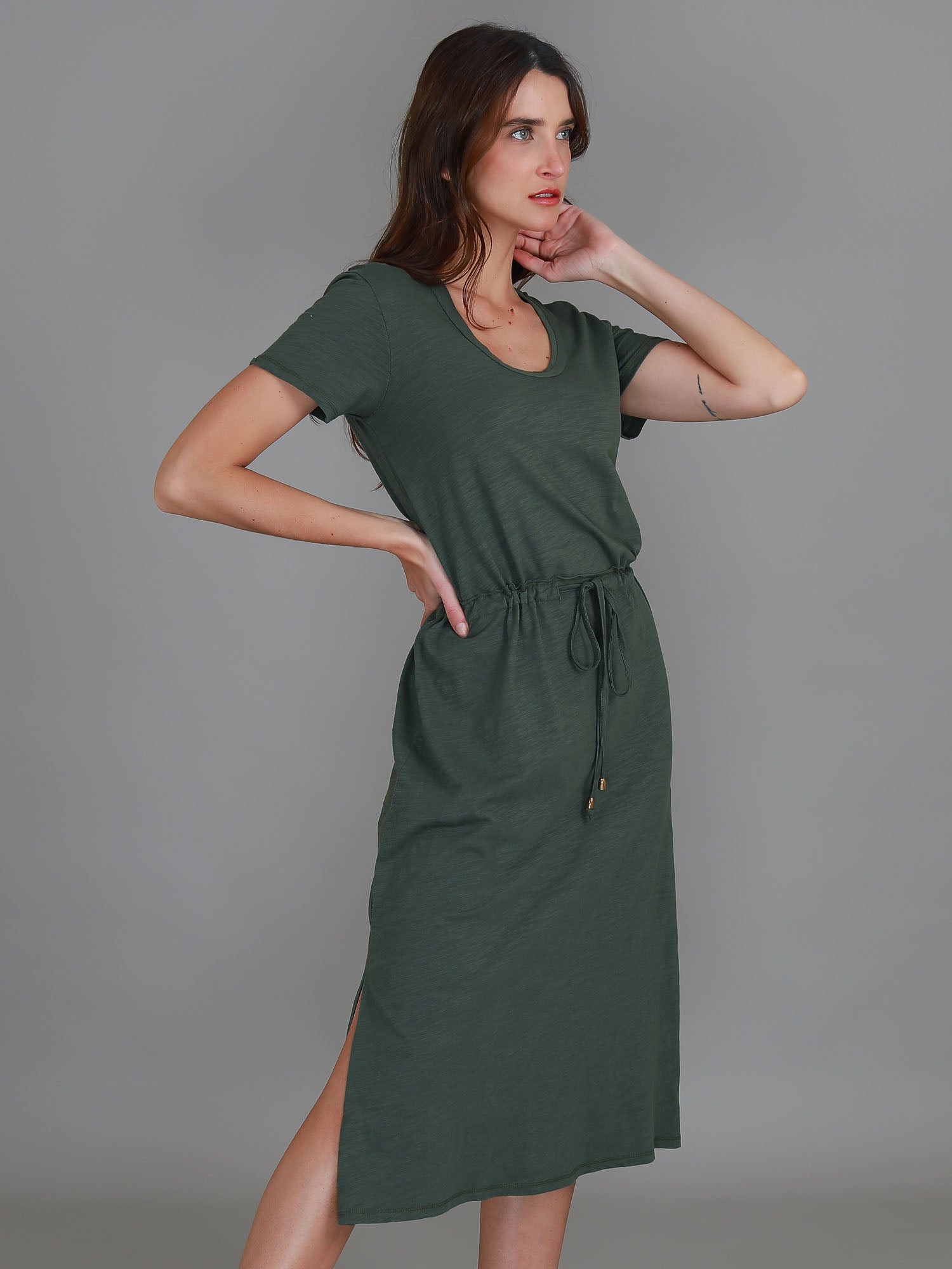 jersey dresses for women #color_khaki