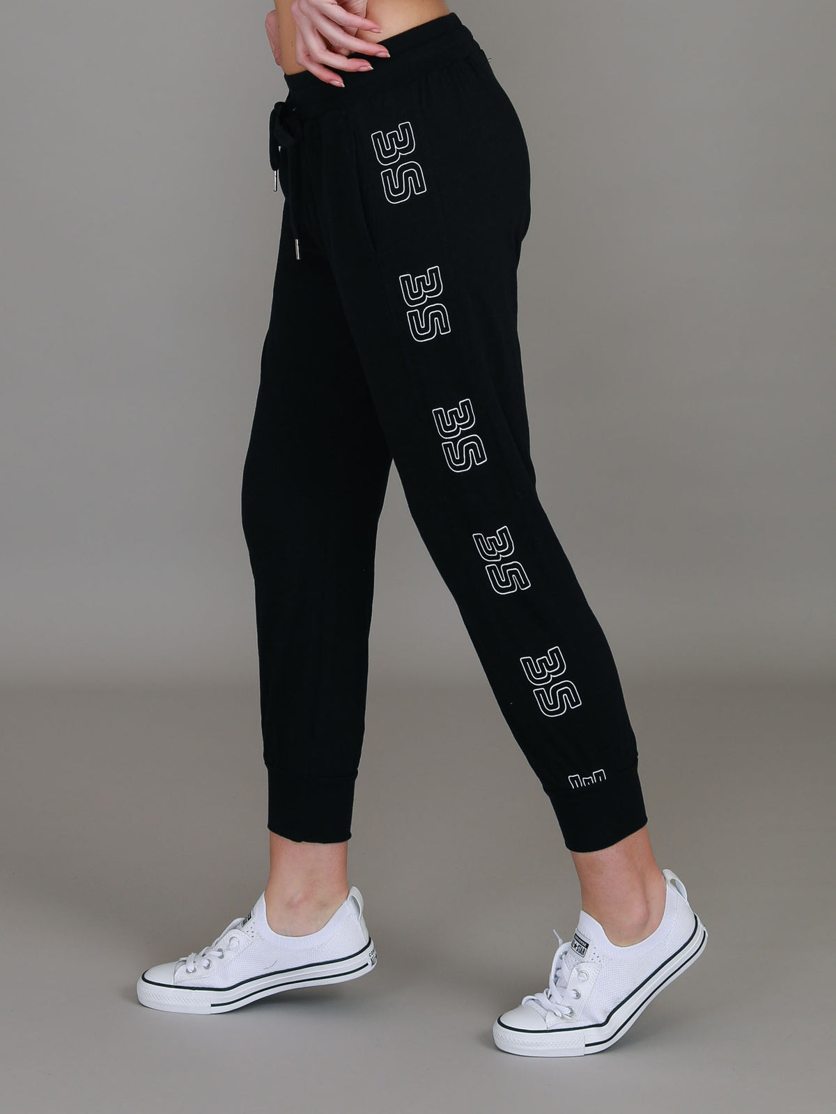 black cuffed pants womens