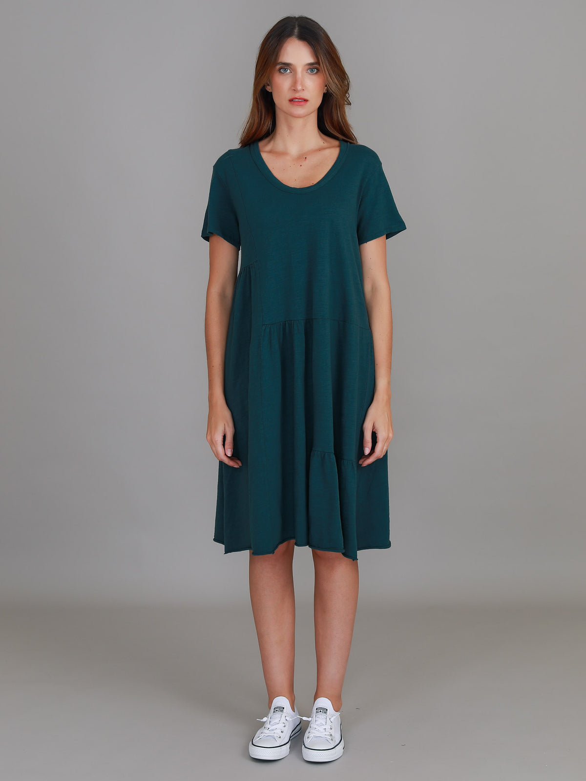 dark green dress women