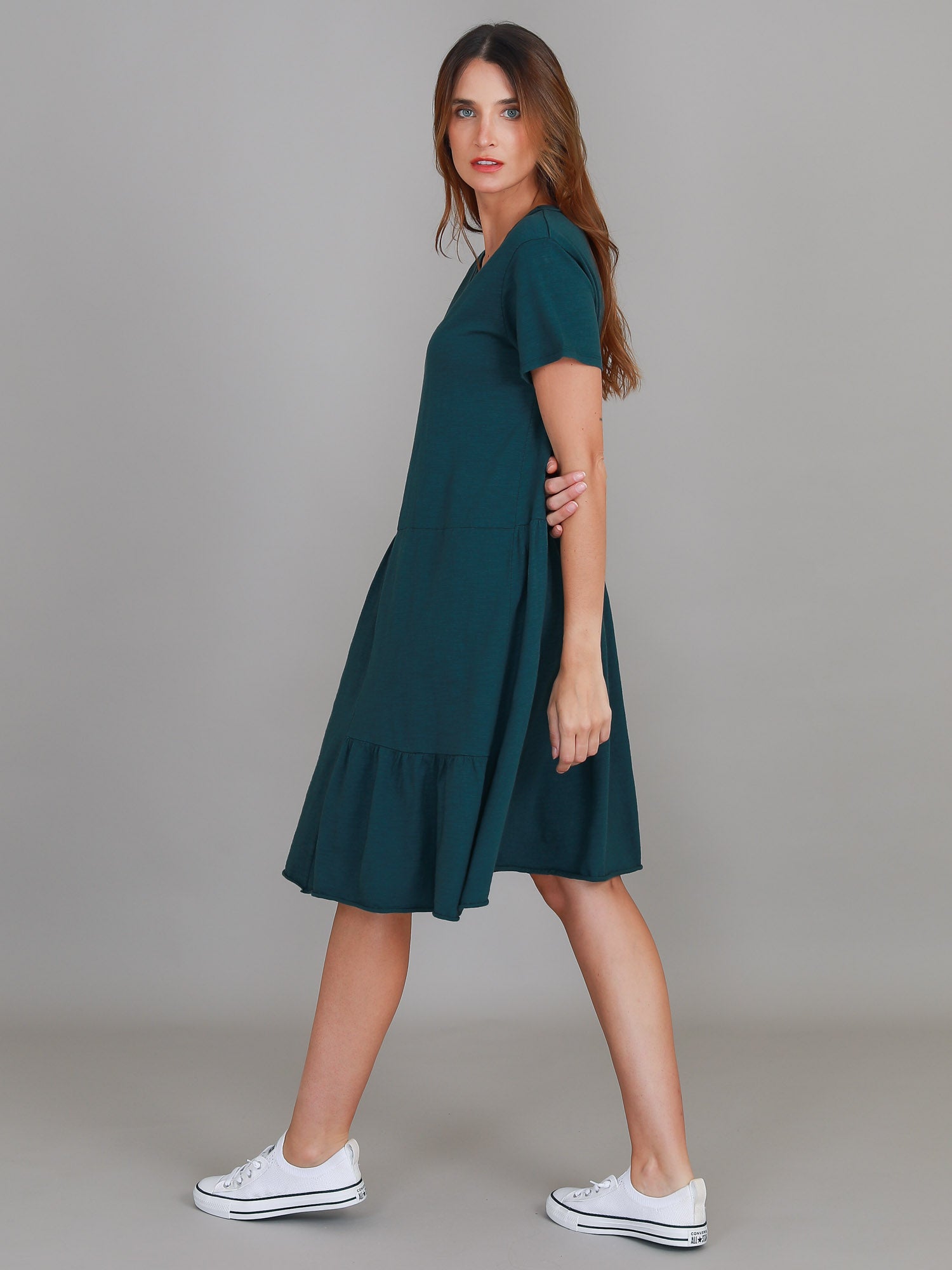 ladies green dress #color_ivy