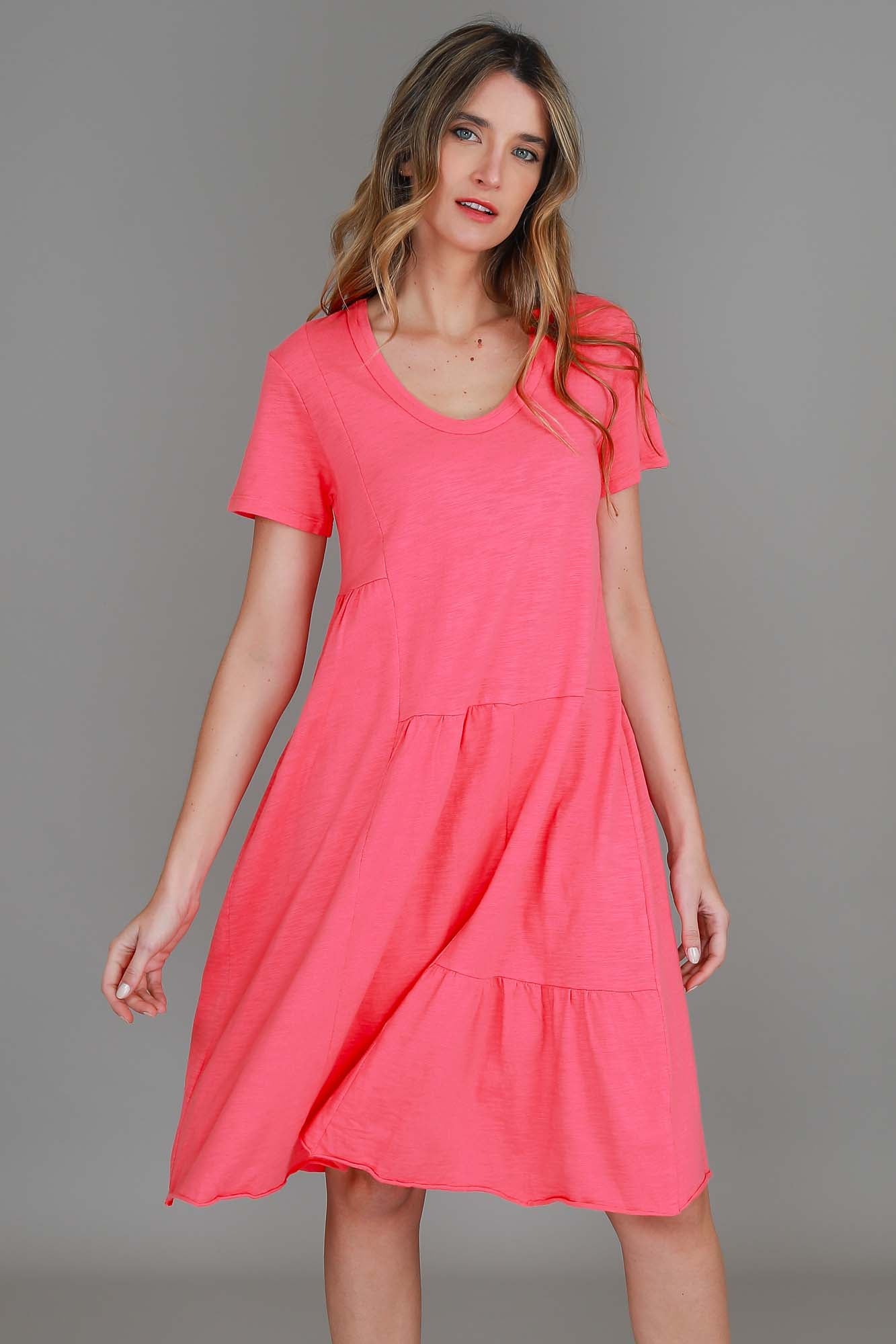 hot pink dress #color_bubblegum