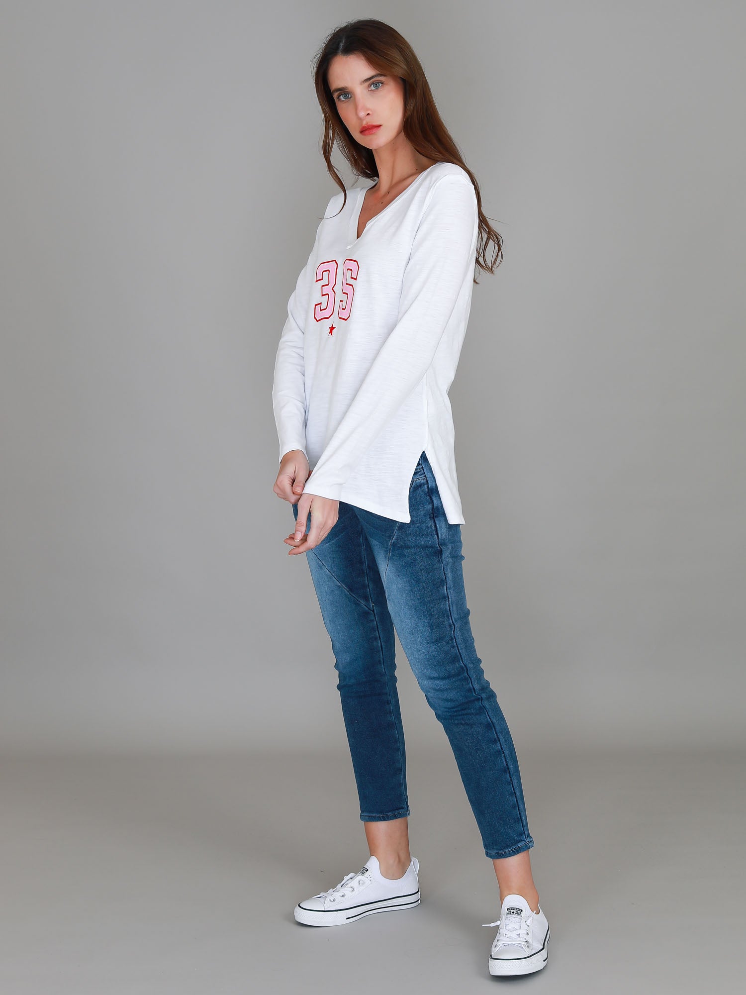 long sleeve cotton #color_white