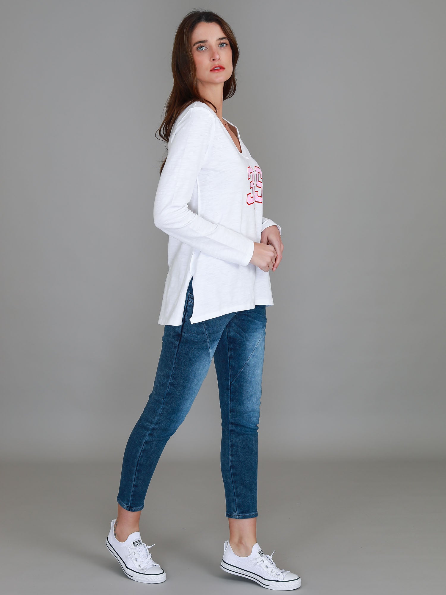 long sleeve t shirts for women #color_white