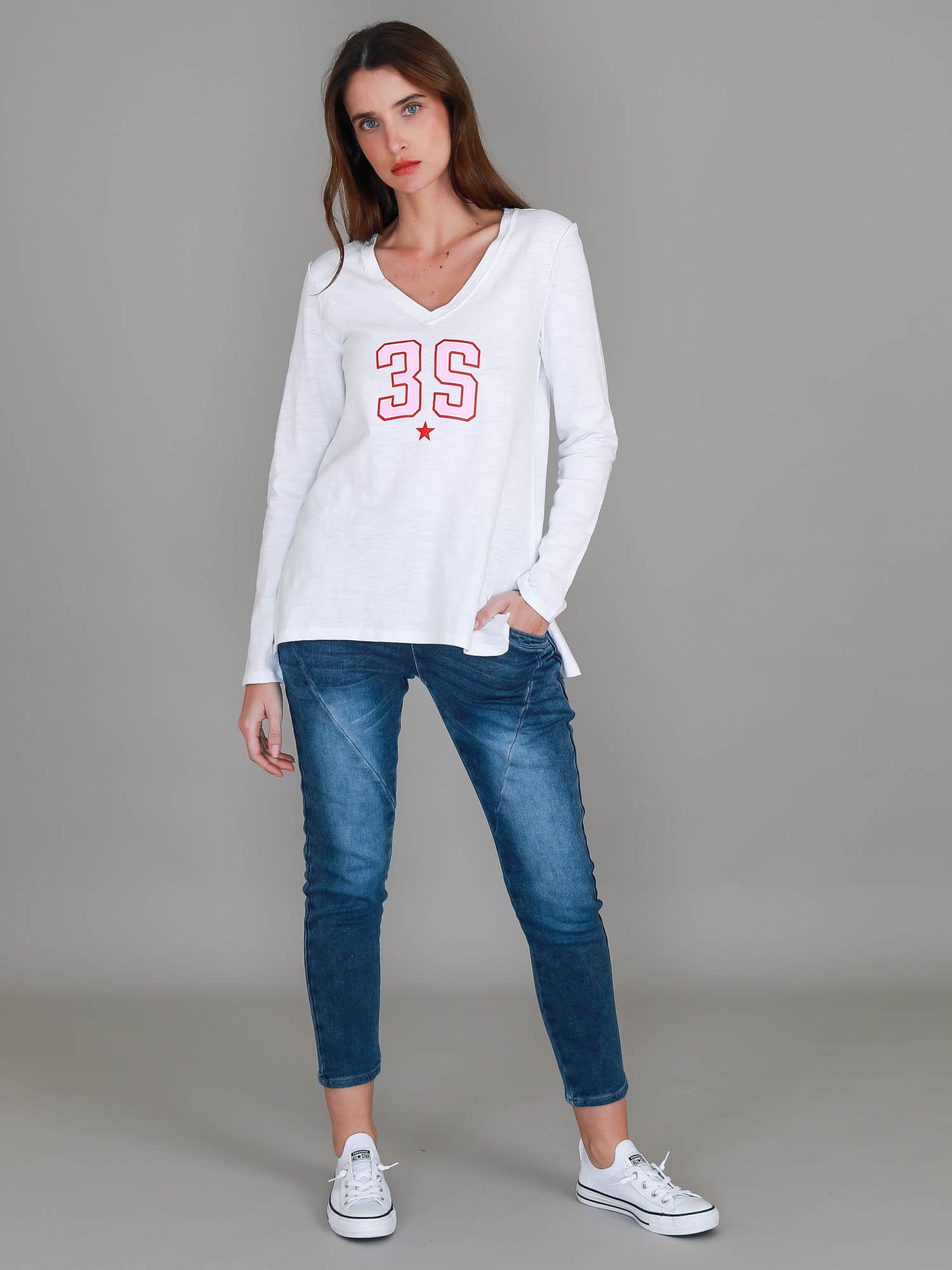 Noa V Neck 3S T Shirt