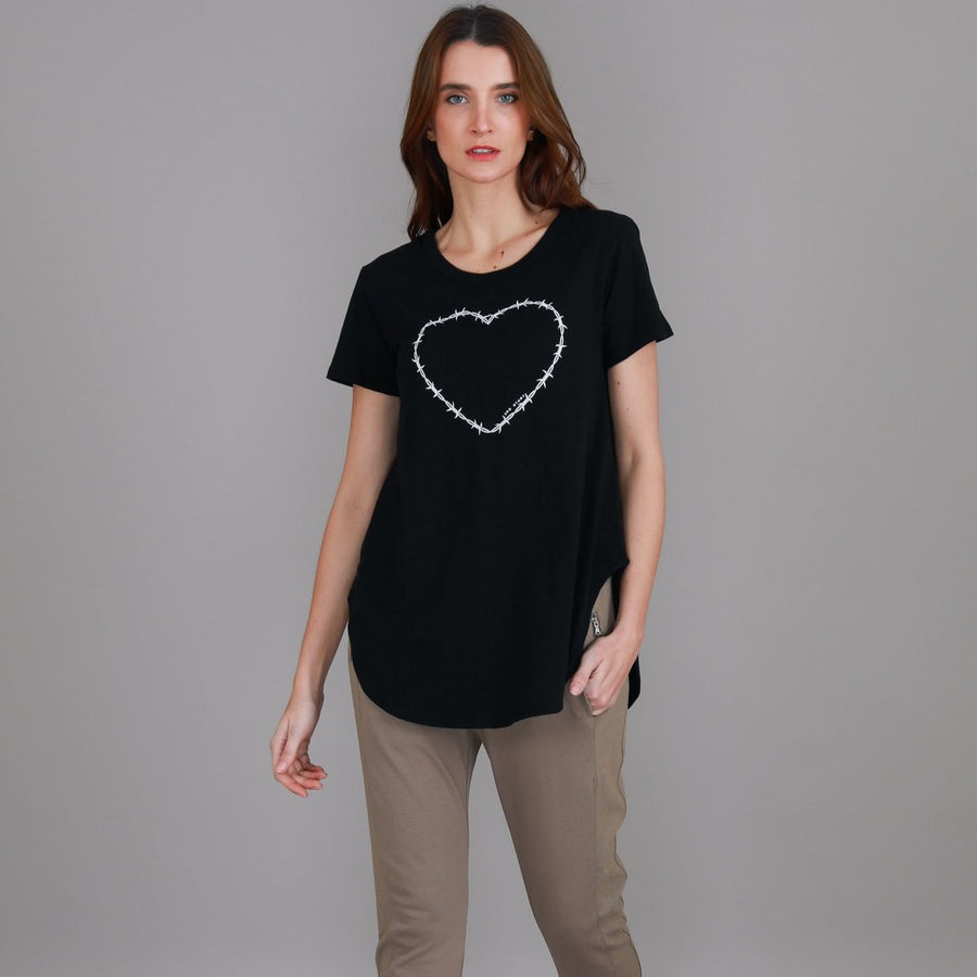 Mabel Heart T Shirt size guide