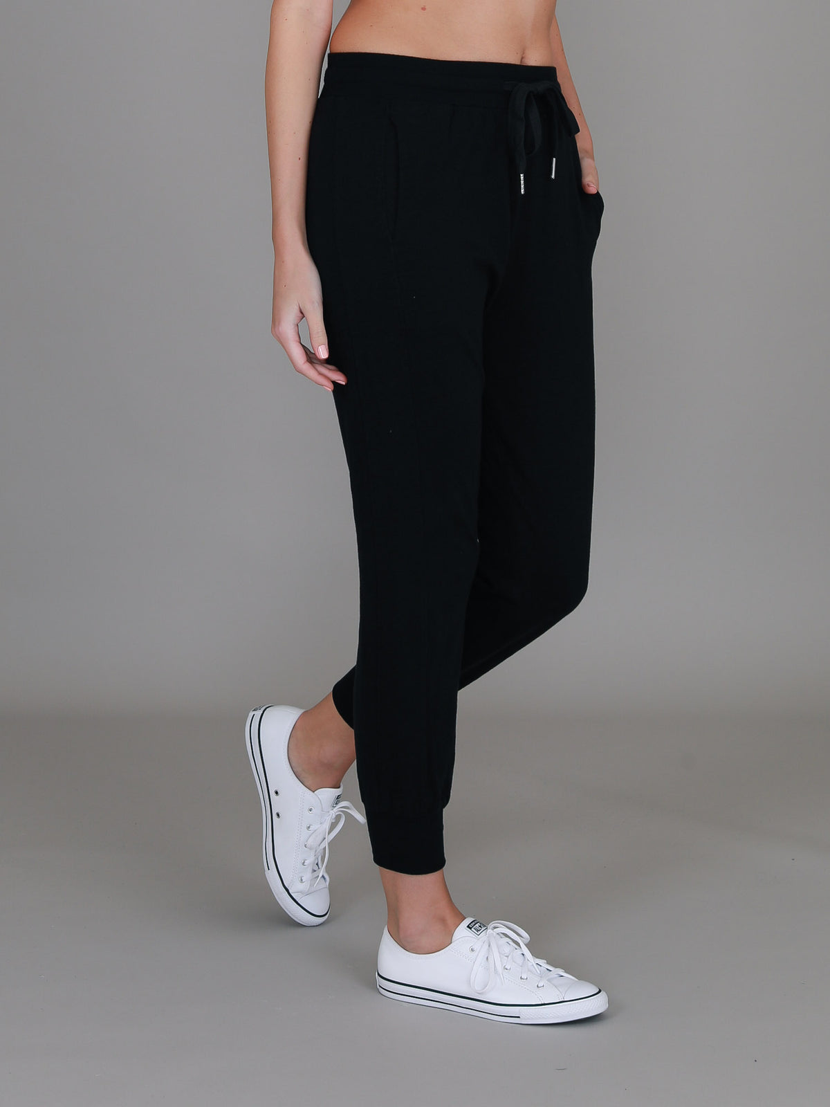 black joggers womens