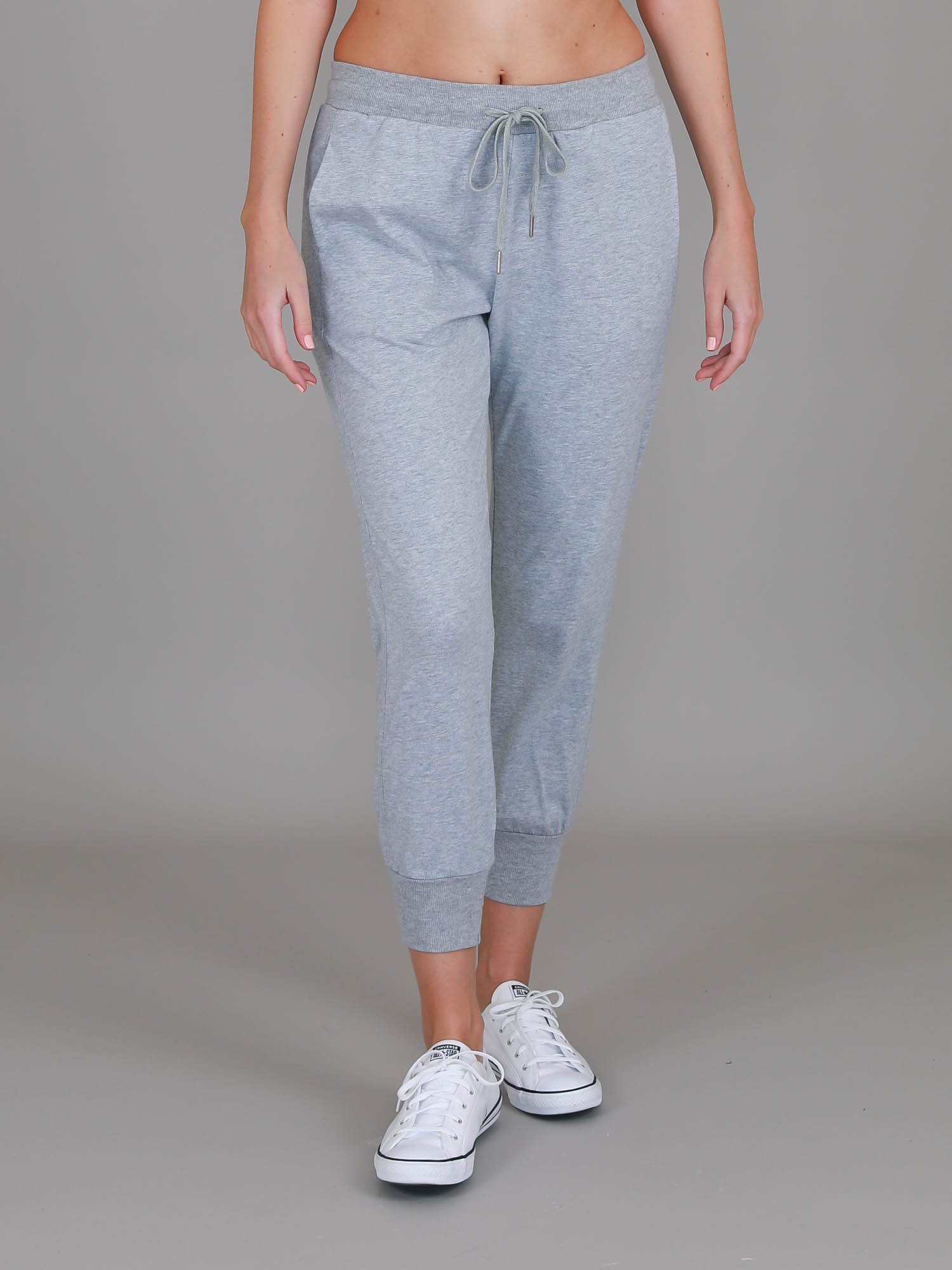 womens grey joggers #color_grey marle